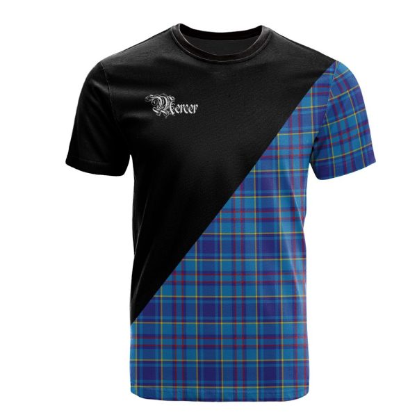 Mercer Modern Tartan - Military T-Shirt Online
