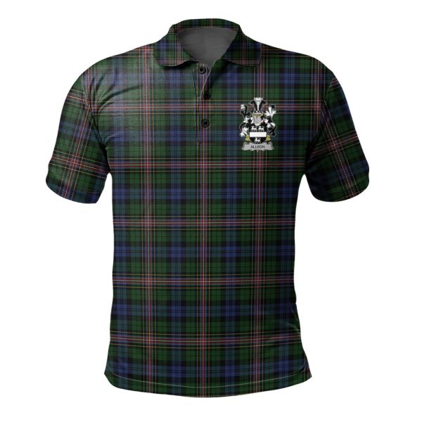 Allison Tartan & Crest Family Polo Shirt Cheap