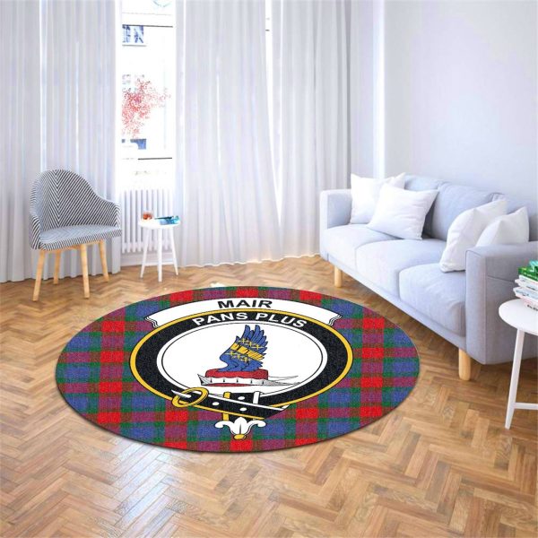 Mar Tartan Crest Round Rug For Discount - Image 4