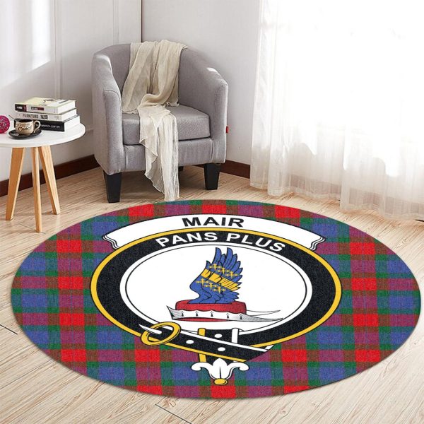 Mar Tartan Crest Round Rug For Discount - Image 2