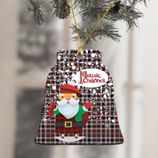 Borthwick Ancient Tartan Christmas Ceramic Ornament - Santa Style Supply - Image 4