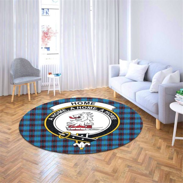 Home Ancient Tartan Crest Round Rug Online Sale - Image 4