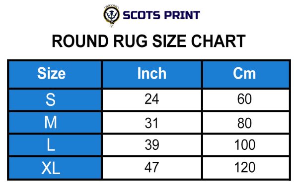 MacLachlan Weathered Tartan Crest Round Rug Online Sale - Image 5